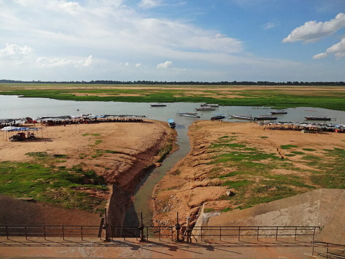 West Baray during dry season