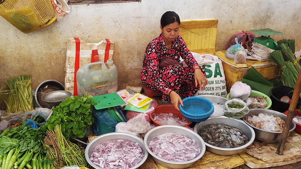 Phsar Leu market, Siem Reap