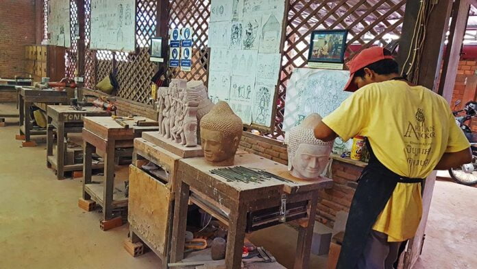 Artisans d'Angkor workshop in Siem Reap