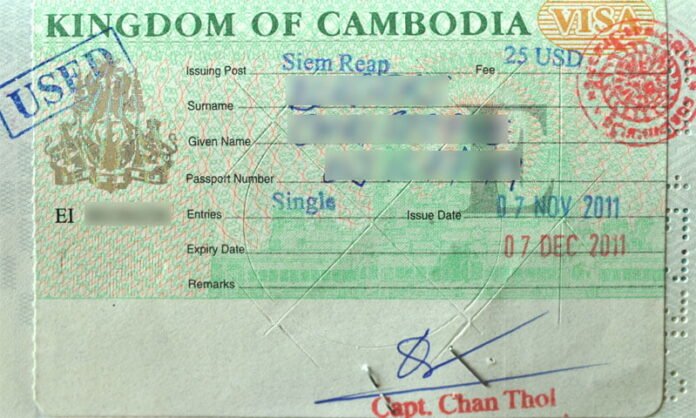Cambodia Entry Visa Cambodia Entry Visa