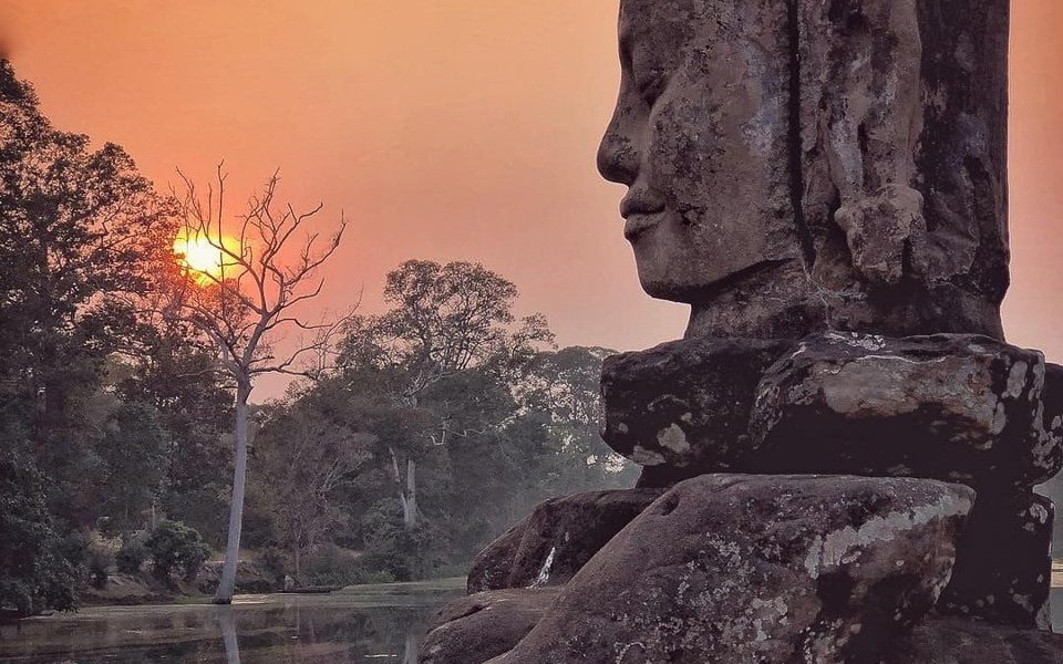 Angkor Thom (South Gate) siemreap cambodia