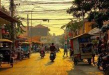 Old Market area, Siem Reap, Cambodia